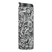 Retro Hippie und Cool Thermosbecher (Nach rechts gedreht)