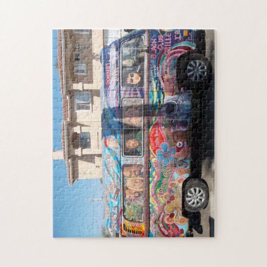 RETRO HIPPIE VAN 1960er JIGSAW PUZZLE (Vertikal)