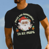Retro Hippie Weihnachten T-Shirt