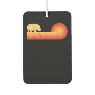 Retro Hippopotamus 60er 70er Hippo Autolufterfrischer