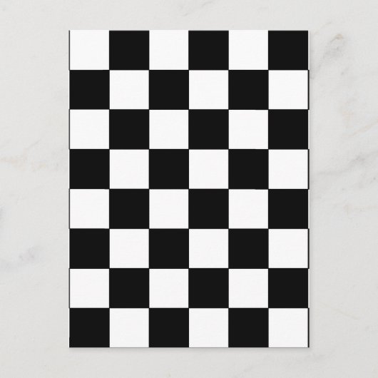 Retro-Hipster für Schwarzweiß-Karton Postkarte (Vorderseite)