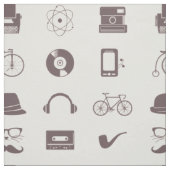 Retro Hipster Graphics #3 ID1073 Stoff (Muster)