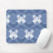 Retro Hipster Mousepad, blau Mousepad (Mit Mouse)