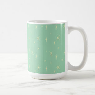 Retro Hipster Space Age Atomic Sternexplosion 15oz Kaffeetasse