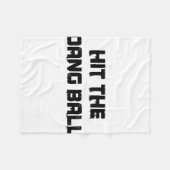 Retro Hit The Dang Byll -  Fleecedecke (Vorderseite (Horizontal))