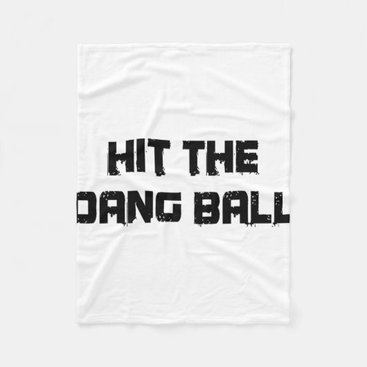 Retro Hit The Dang Byll -  Fleecedecke (Vorderseite)