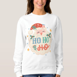Retro Ho Ho Ho Weihnachten Sweatshirt