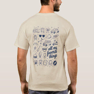 Retro-Hobbys und Reise-Ästhetik T-Shirt