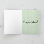 Retro Hochzeit der 40er Jahre Karte (Innenseite)