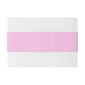 Retro-Hochzeit mit roter und rosa Handschrift Einladungsbanderole (Rückseitenbeispiel)