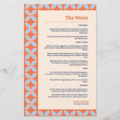 Retro-Hochzeit Mitte des Jahrhunderts (Vorderseite)