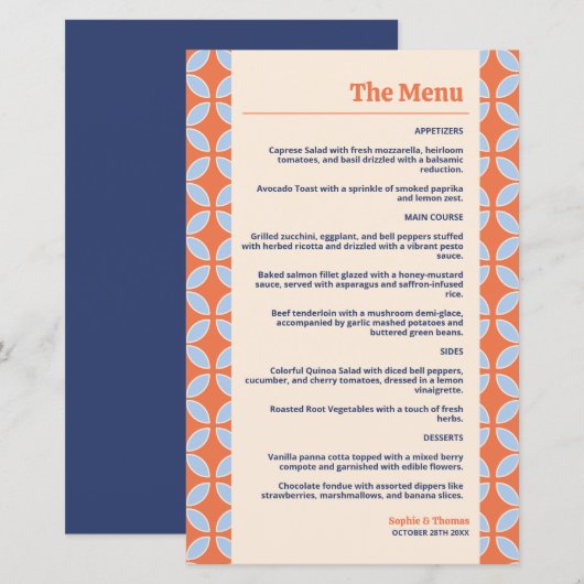 Retro-Hochzeit Mitte des Jahrhunderts (Vorne/Hinten)