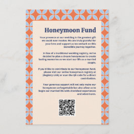 Retro-Hochzeit Mitte des Jahrhunderts Begleitkarte