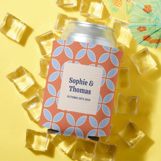 Retro-Hochzeit Mitte des Jahrhunderts Dosenkühler (In Situ Sommer)