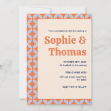 Retro-Hochzeit Mitte des Jahrhunderts