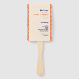 Retro-Hochzeit Mitte des Jahrhunderts Fächer