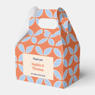 Retro-Hochzeit Mitte des Jahrhunderts Geschenkschachtel