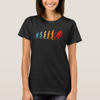 Retro Hockey-Evolution für den Hockey-Spieler T-Shirt
