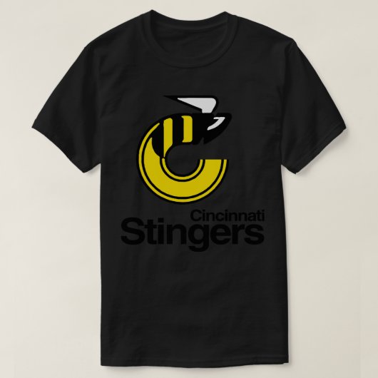 Retro Hockey WHA Cincinnati Stingers Hockey Team S T-Shirt (Design vorne)