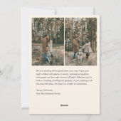 Retro Hocus Pocus Halloween Photo Collage Feiertagskarte (Rückseite)