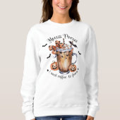 Retro Hocus Pocus I Need Coffee to Focus Sweatshirt (Vorderseite)