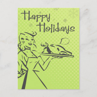 Retro Holiday Card - Limon Feiertagspostkarte
