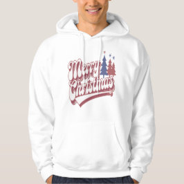 Retro Holiday Cheer: Fröhliches Weihnachtsdesign Hoodie