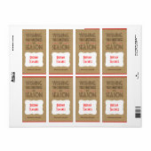 Retro Holiday Cookies Labels - Cookie Swaps & Gesc (Vorne)