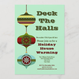 Retro Holiday | Ferienhaus Erwärmung Party Einladung