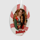 Retro Holiday Friends Ornament (Vorderseite)