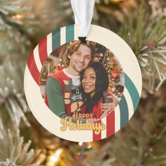 Retro Holiday Friends Ornament (Baum)