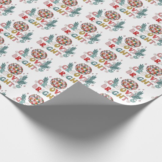 Retro Holiday Geschenkpapier (Ecke)