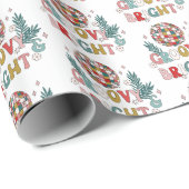 Retro Holiday Geschenkpapier (Rolleneckpunkt)