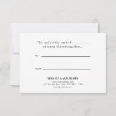 RETRO HOLIDAY GREEN Pink BLUME FRAME CHRISTMAS (Rückseite)