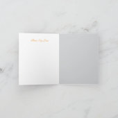 “Retro Holiday Greeting Card – Santa & Gifts” Karte (Innenseite)