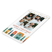 Retro Holiday House Card Magnet (Linke Seite)