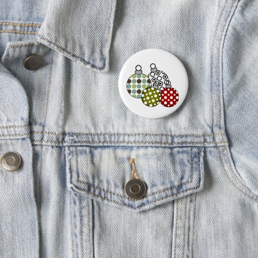 Retro Holiday Ornaments Button (Beispiel)