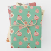 Retro Holiday Ornaments  Geschenkpapier Set (Beispiel)