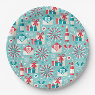 Retro Holiday Paper Teller 9"