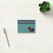 Retro Holiday Scottish Terrier Post IT Notes Post-it Klebezettel (Büro)