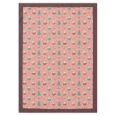 Retro Holiday Tablecloth Funky Pastel Christmas Tischdecke (Vorderseite)