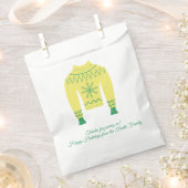 Retro Holiday Ugly Sweater Christmas Party Geschenktütchen (Ausgeschnitten)