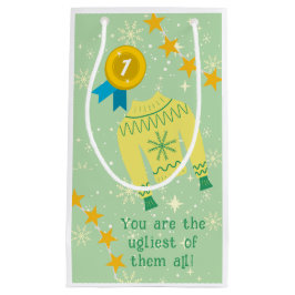 Retro Holiday Ugly Sweater Christmas Party Kleine Geschenktüte