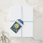 Retro Holiday Ugly Weihnachts Sweater Geschenktast Geschenkanhänger (Mit Garn)