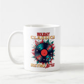 Retro Holiday Vinyl Magic Kaffeetasse (Links)