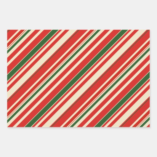 Retro Holly Jolly Christmas Elves Geschenkpapier Set (Vorderseite 2)