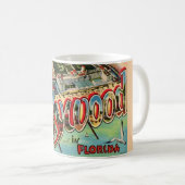 Retro Hollywood Florida Kaffeetasse (VorderseiteRechts)