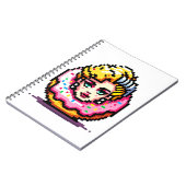 Retro Hollywood Icon - Pixel Art Pop Culture Notizblock (Linke Seite)