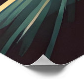 Retro Hollywood Illustration Poster (Ecke)