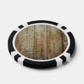 Retro Holz Holz Textur Muster Pokerchips (Einzeln)